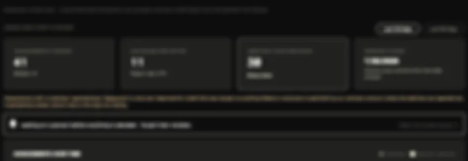 The Neumetria console showing assessments served against decisions reported back, with both counts legible and the rest of the screen deliberately out of focus.