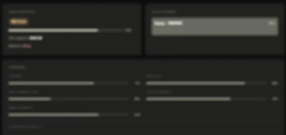 The Neumetria console showing one person’s cashflow state, active intent and coverage, with the cashflow panel legible and the rest of the screen deliberately out of focus.