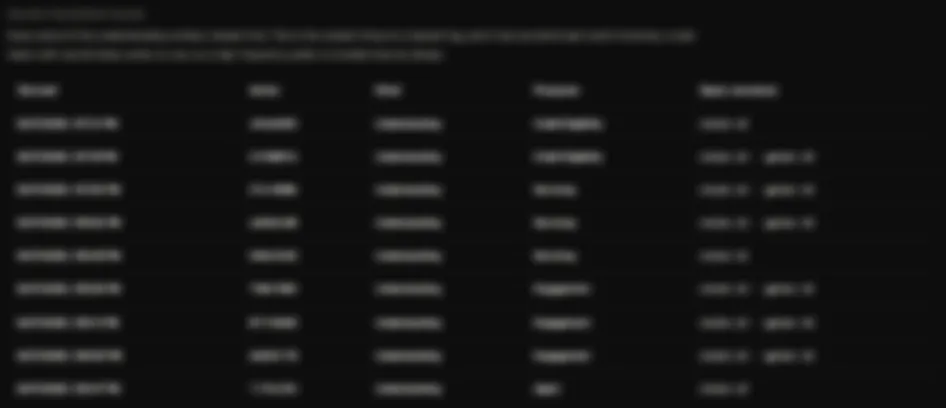 The Neumetria console showing the recorded trail of understanding reads, each with the purpose it was asked for and the spec versions that answered it, with the first rows legible and the rest out of focus.